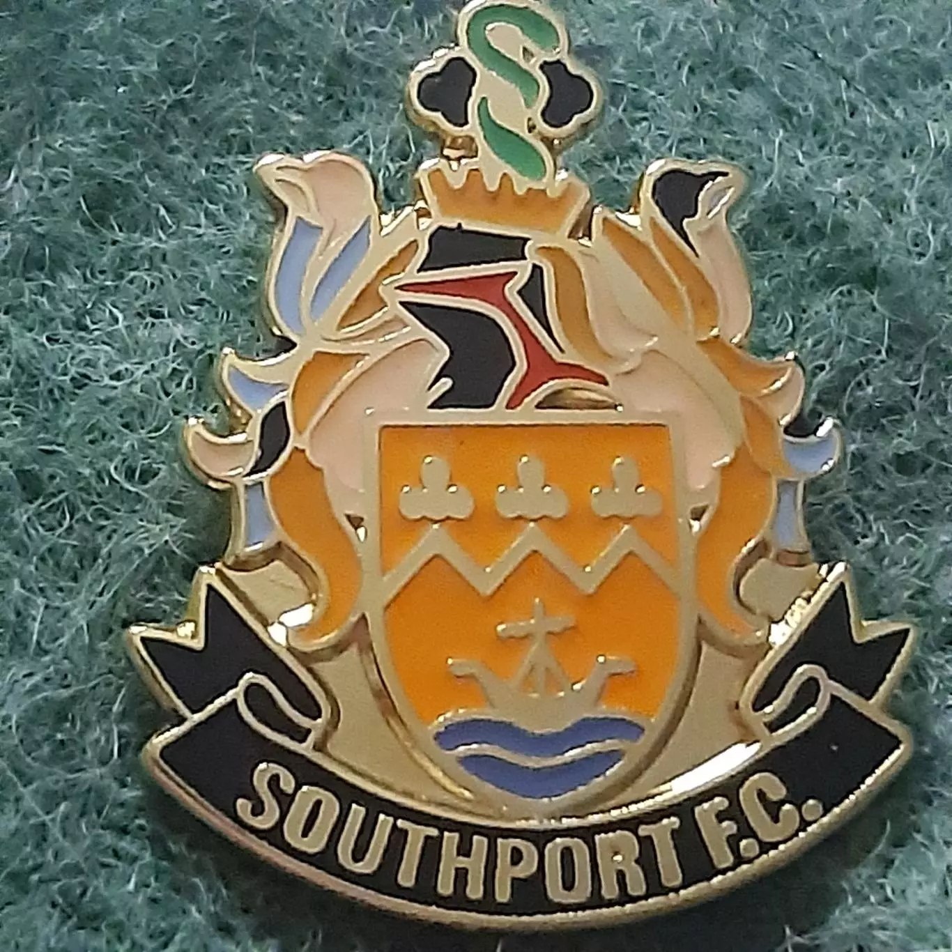 Футбол. клуб ФК.САУТПОРТ АНГЛІЯ.ЕМАЛЬ.