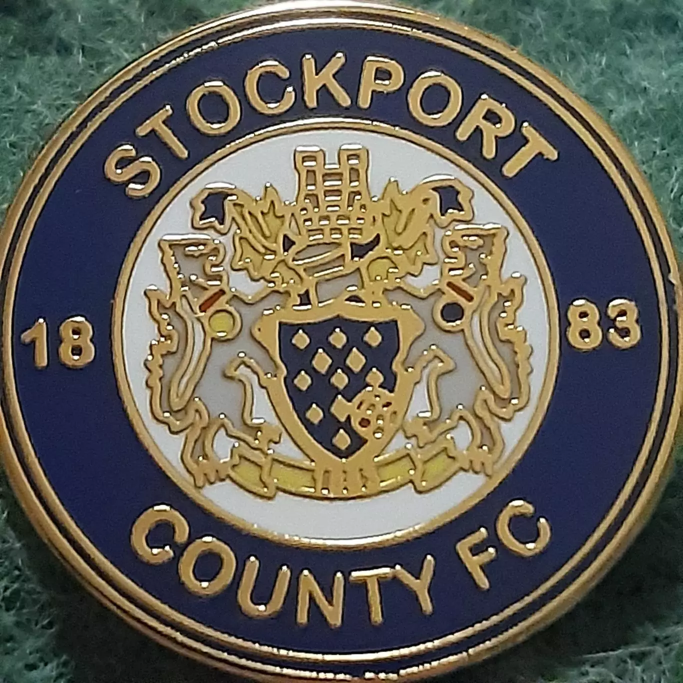 Футбол. клуб ФК.СТОКПОРТ КАУНТІ АНГЛІЯ.ЕМАЛЬ.