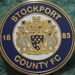 Футбол. клуб ФК.СТОКПОРТ КАУНТІ АНГЛІЯ.ЕМАЛЬ.