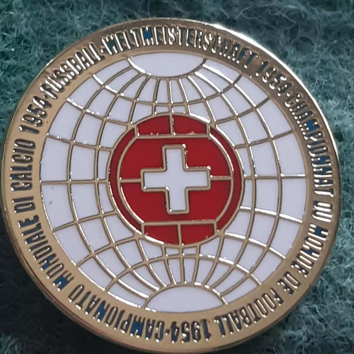 Футбол.чемпіонат світу ФІФА.ШВЕЙЦАРІЯ 1954.ЕМАЛЬ