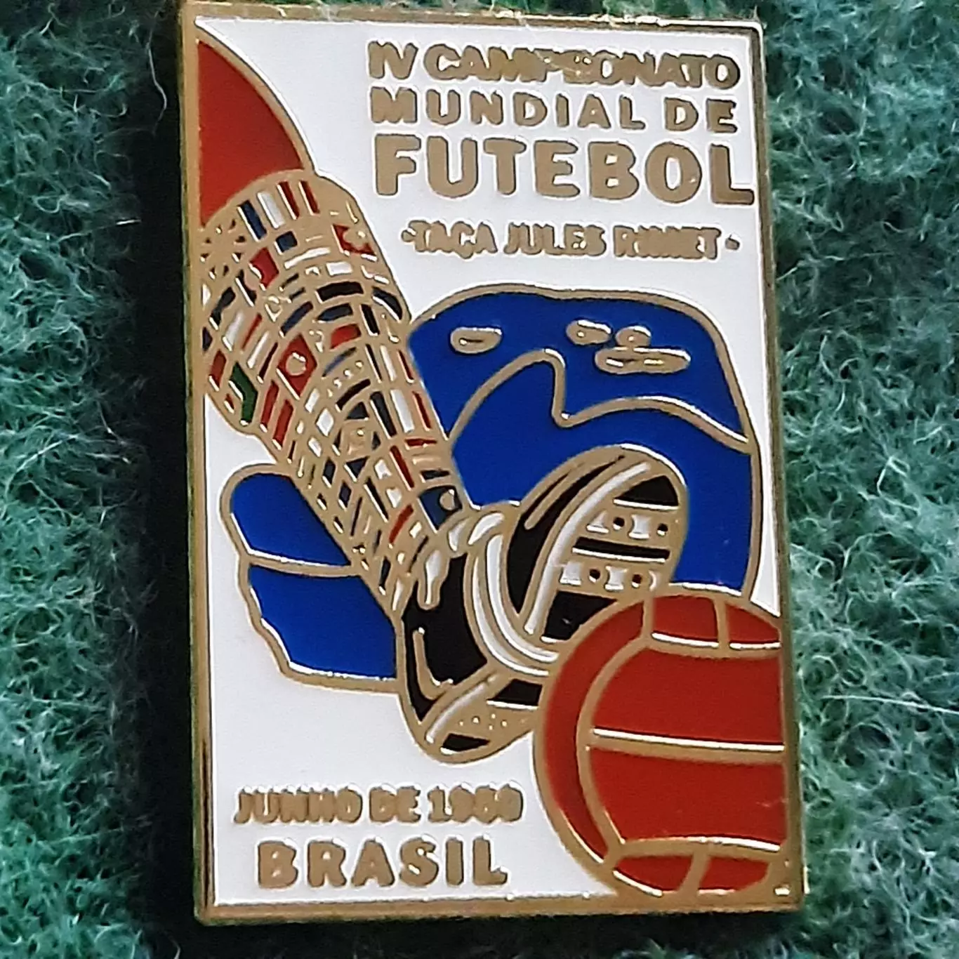 Футбол.Чемпіонат світу ФІФА.1950.БРАЗИЛІЯ. .ЕМАЛЬ