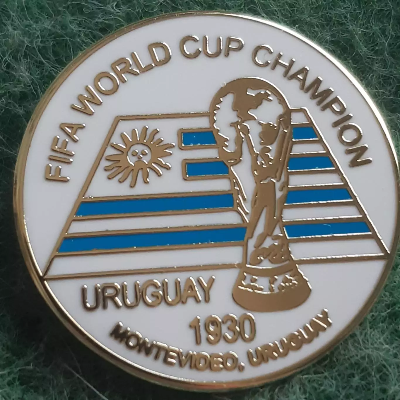 Футбол.Чемпіонат світу ФІФА. УРУГВАЙ 1930 .ЕМАЛЬ