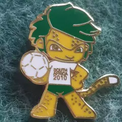 Футбол.Чемпіонат світу ФІФА. 2010 ПІВДЕННА АФРИКА .талісман.маскот.ЕМАЛЬ