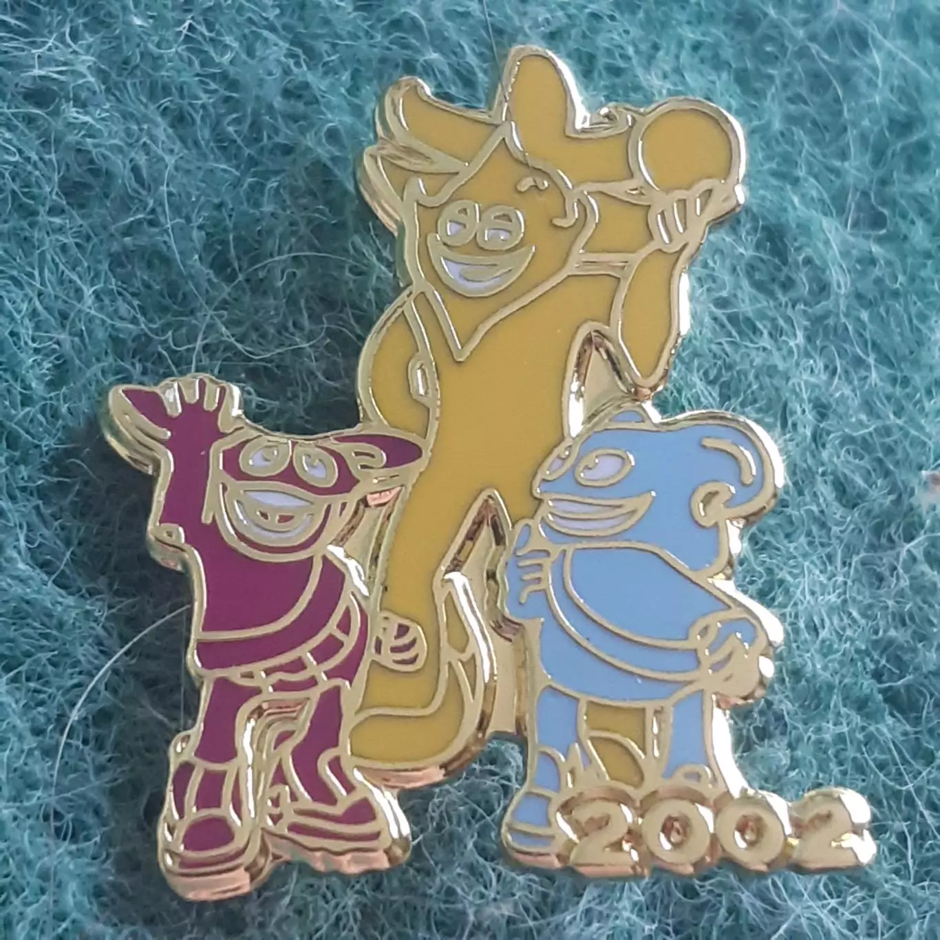Футбол.Чемпіонат світу ФІФА. 2002Корея Японія .талісман.маскот.ЕМАЛЬ