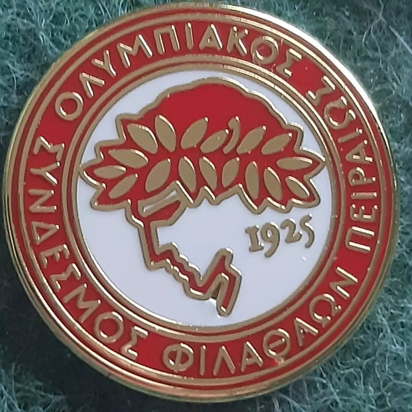 Футбол.клуб.ФК.ОЛІМПІАКОС ГРЕЦІЯ. ЕМАЛЬ