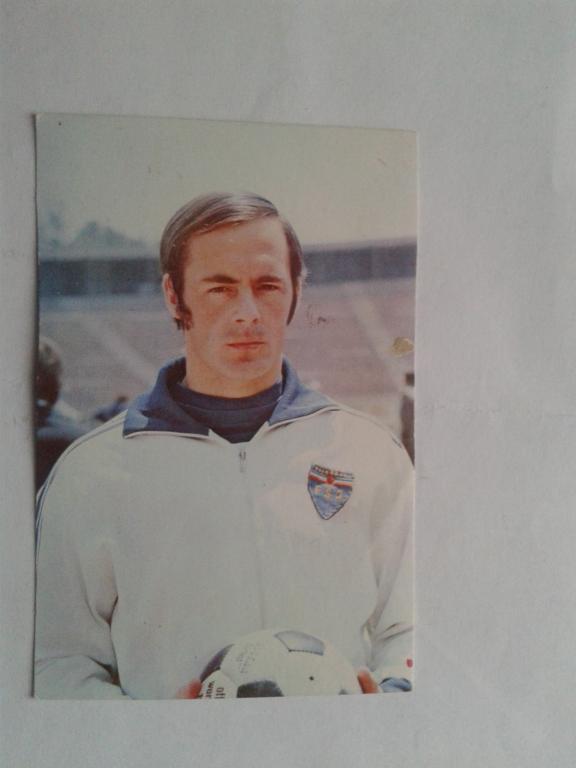 Футбол,открытка Мешкович,сборная Югославия 1970-е гг.