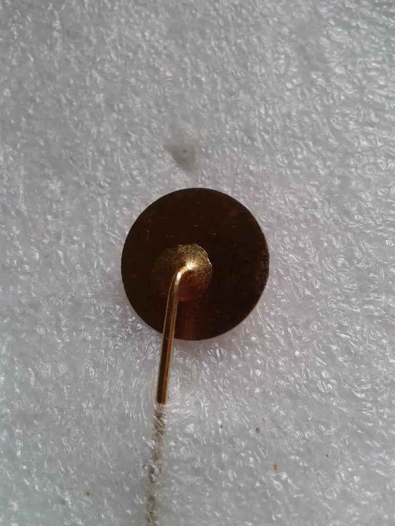 Футбол.ФК Шальке 04 Германия.ЭМАЛЬ.70-е.черный. д= 15 1