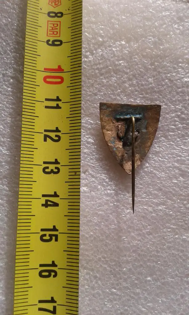 ФК.Погонь Львов.Украина.Pogon Lwow.довоенный.24х20.5мм.... ..раритет.ЭМАЛЬ.RRR!!! 3