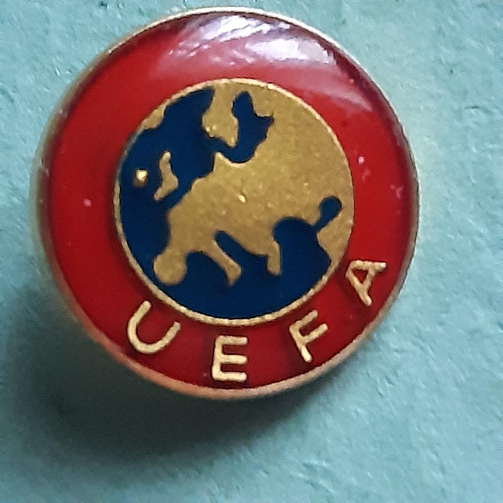 Футбол.Федерация футбола. конфедерация.УЕФА.UEFA. 80-е гг.оригинал с клеймом.