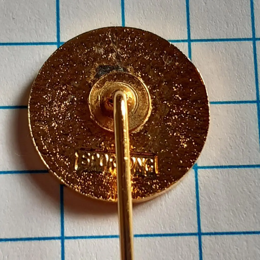 Футбол.клуб.Дегерфорс ИФ.Degerfors IF.Швеция.старый знак с клеймом.80-е гг.ЭМАЛЬ 3