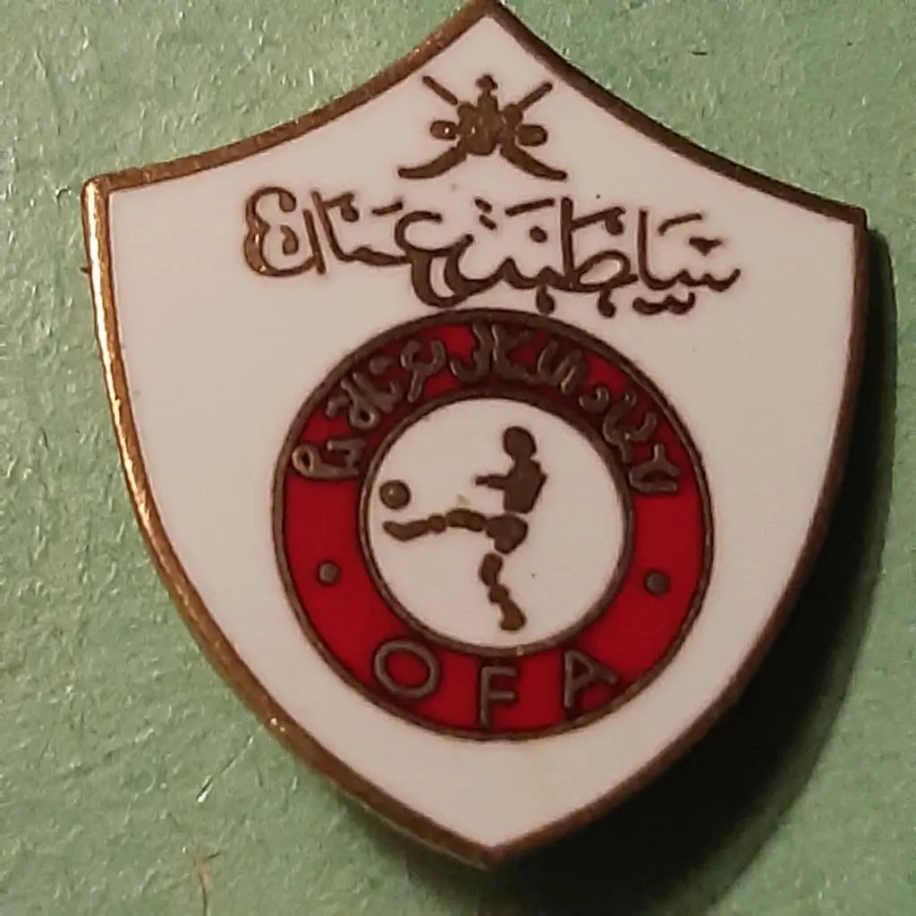 Футбол.Федерация футбола Оман.1970-е гг.игла.ЭМАЛЬ.пр-во Португалия