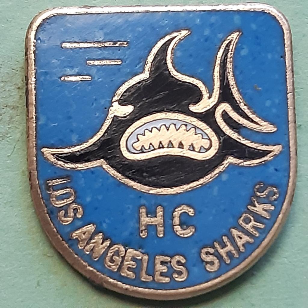 Хоккей.клуб ХК Лос Анжелес Шаркс НХЛ.1970-е гг.игла ЭМАЛЬ.