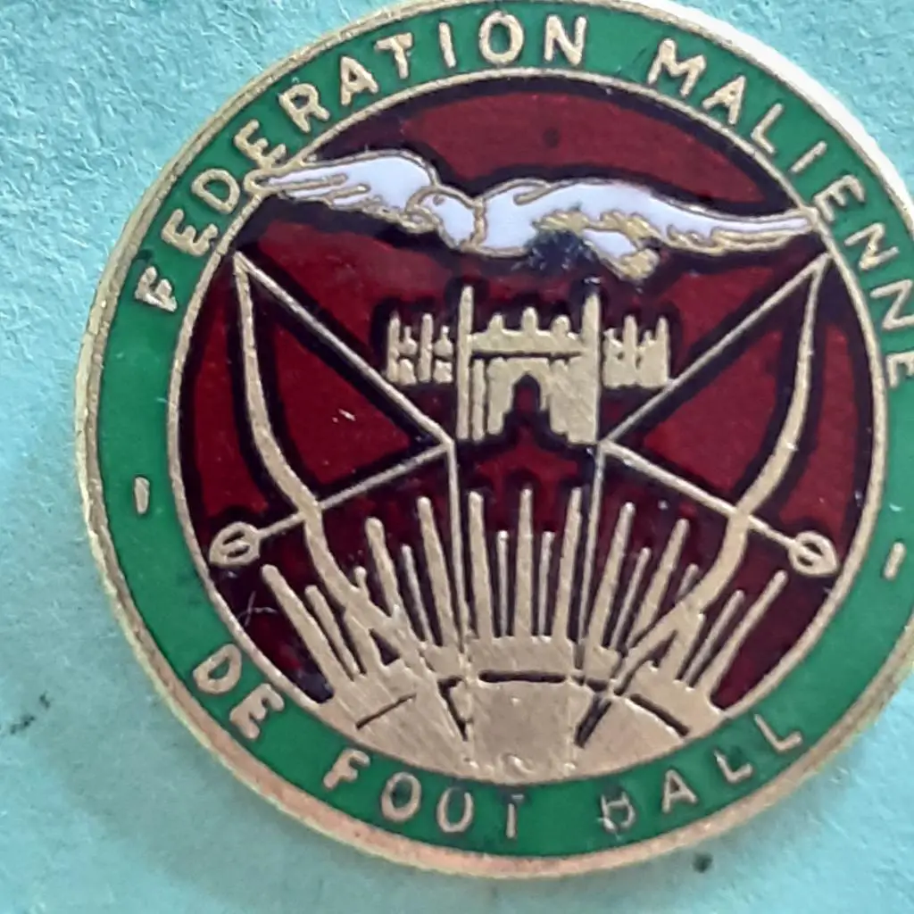 Футбол.Федерация футбола Мали.игла.ЭМАЛЬ.пр-во Португалия 1970-е гг.