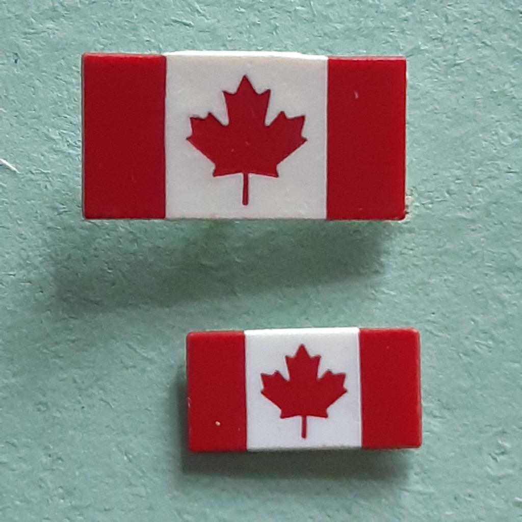 Канада.хоккей герб.флаг.2знаки одним лотом.