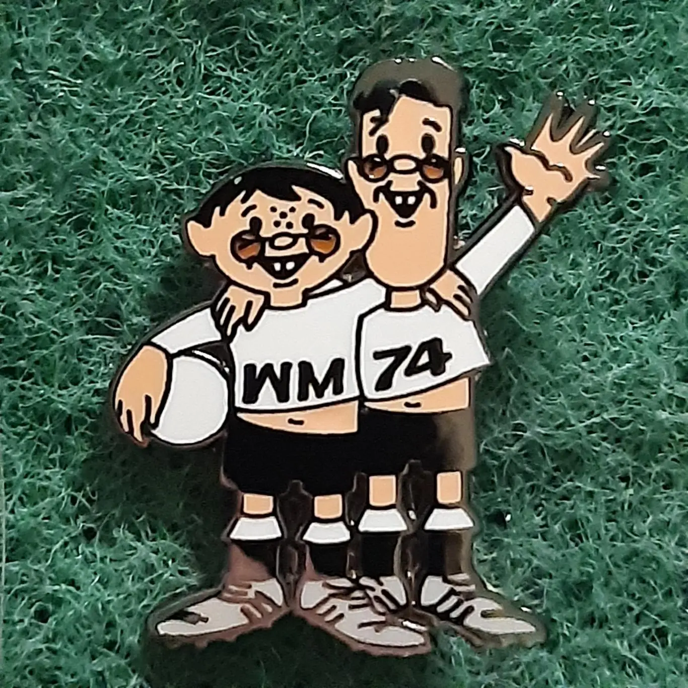 Футбол.Чемпіонат світу.ФІФА FIFA НІМЕЧЧИНА 1974 талісман.маскот.ЕМАЛЬ