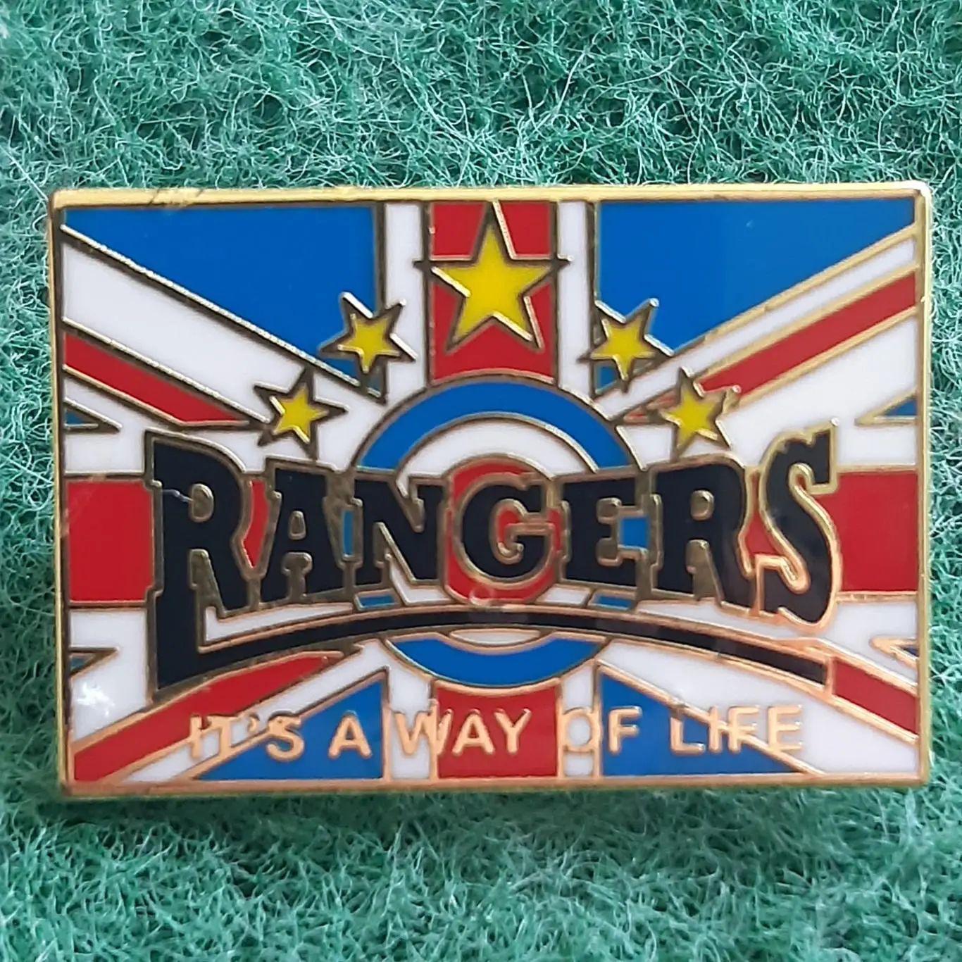 Футбол.клуб.ФК.РЕЙНЖЕРС ГЛАЗГО ШОЛАНДІЯ.ЕМАЛЬ