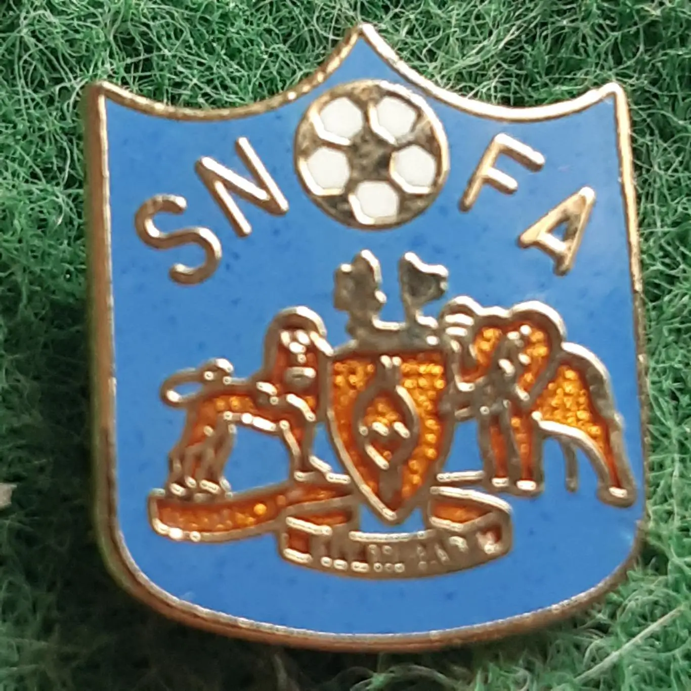 Футбол.федерація ассоціація.СВАЗІЛЕНД. ЕМАЛЬ 1990-і рр. maker P.B.Brown ltd.