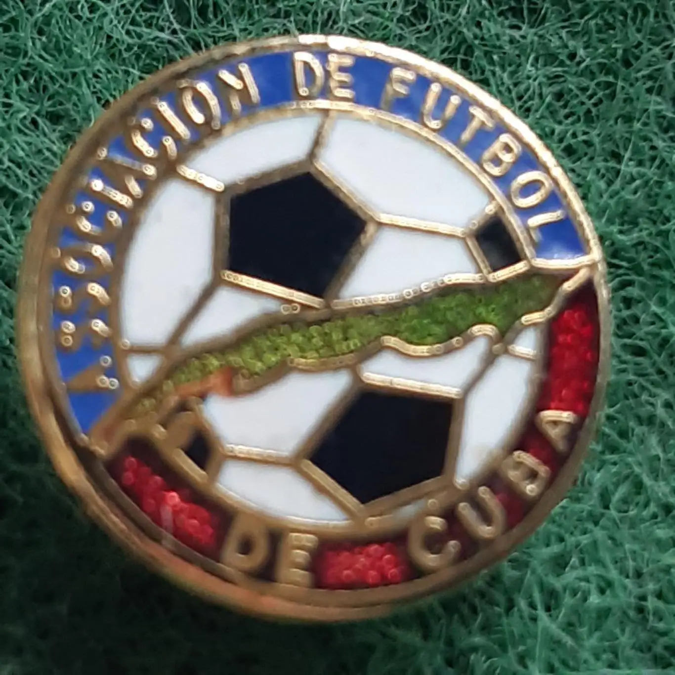 Футбол.федерація ассоціація.КУБА. ЕМАЛЬ 1990-і рр.maker Santos Lda.
