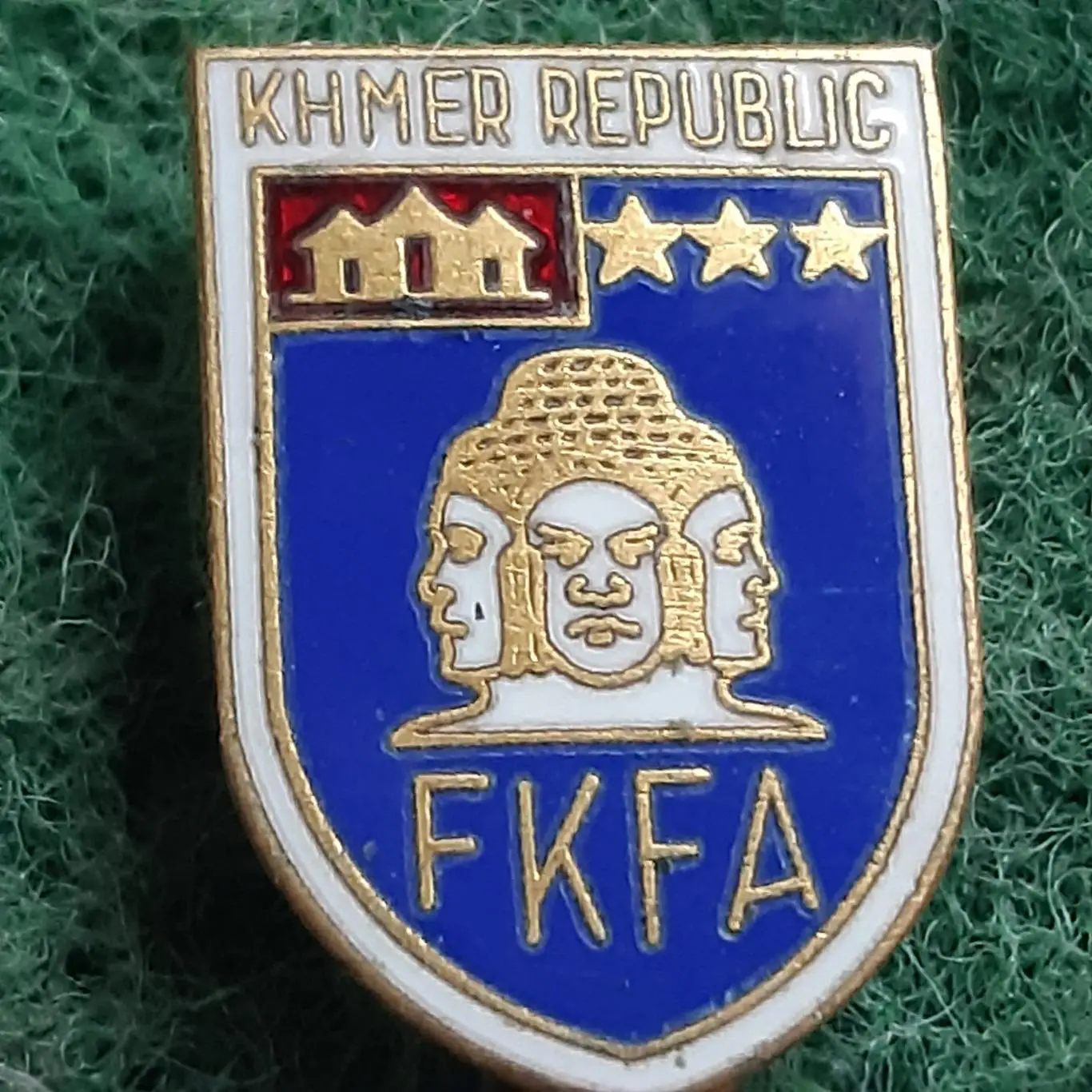 Футбол.федерація ассоціація. КАМБОДЖА. ЕМАЛЬ 1980-і рр.