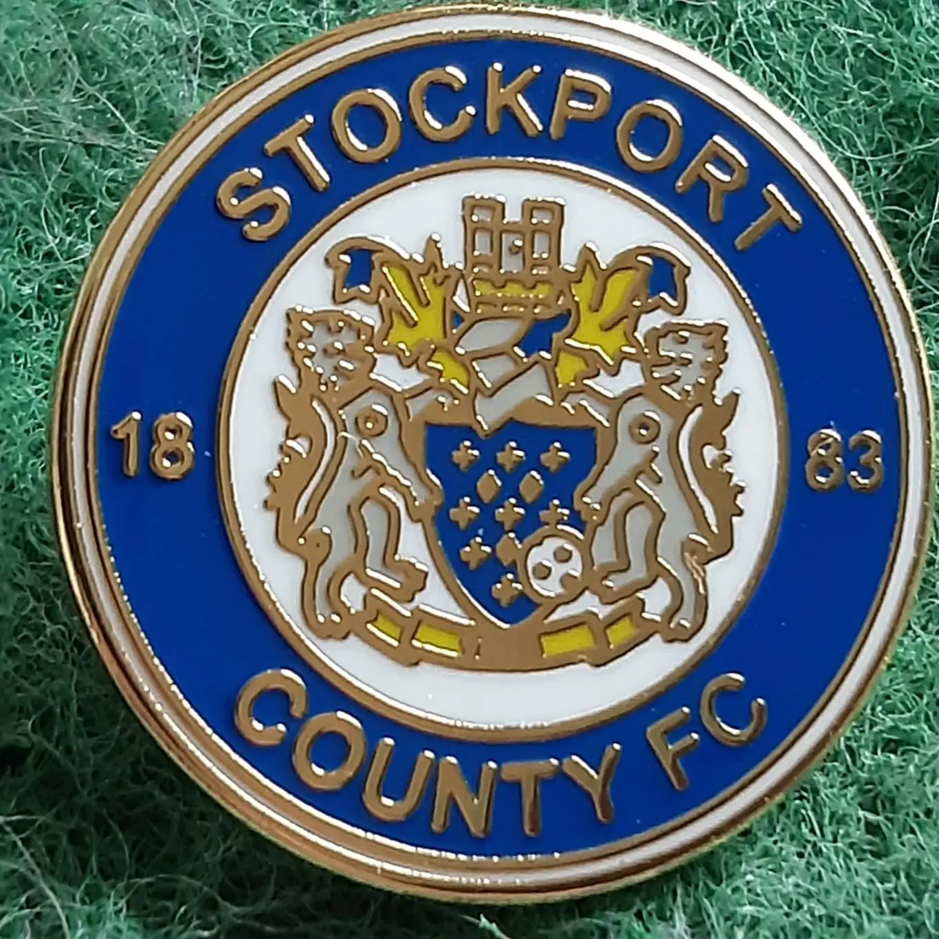 Футбол.клуб.ФК.СТОКПОРТ АНГЛІЯ. ЕМАЛЬ.