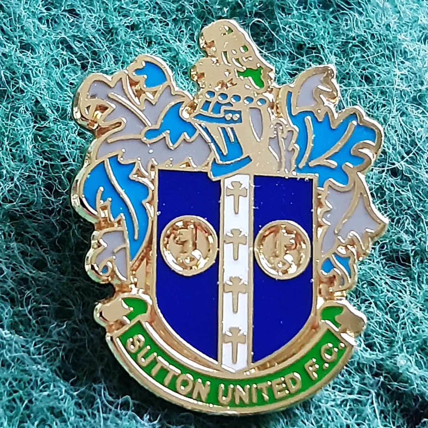 Футбол.клуб.ФК.САТТОН ЮНАЙТЕД АНГЛІЯ. ЕМАЛЬ.