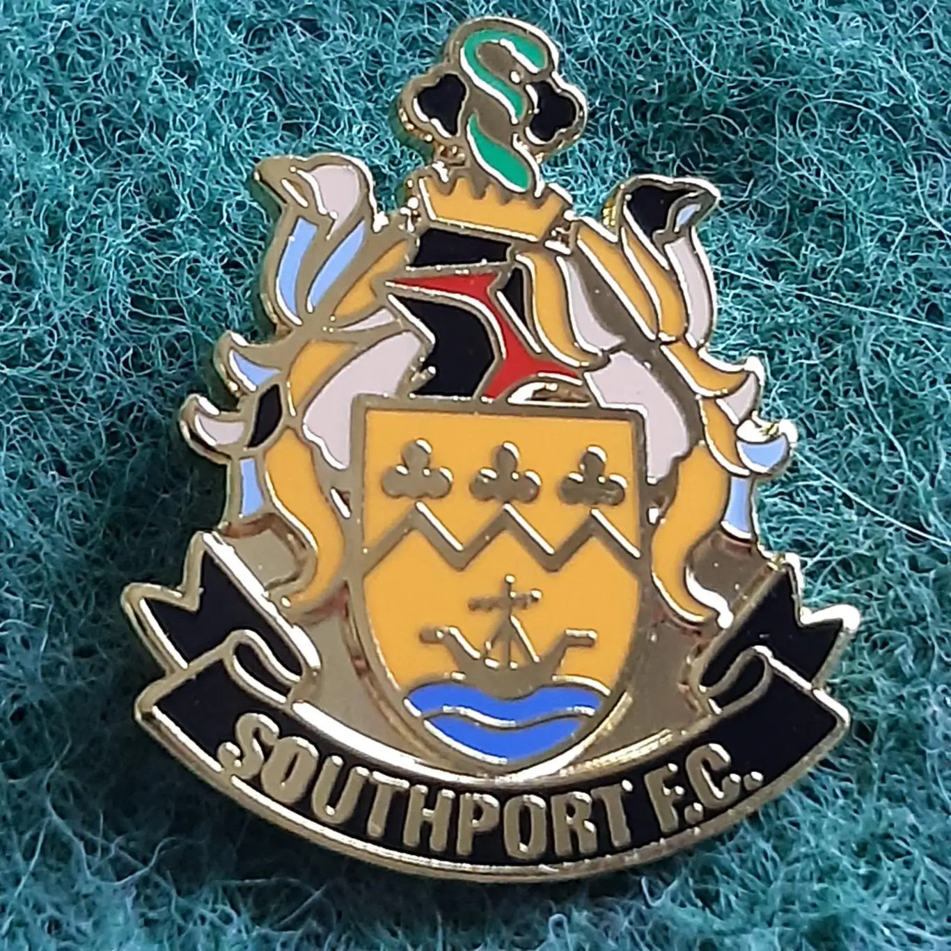 Футбол.клуб.ФК.СОУТПОРТ ЮНАЙТЕД АНГЛІЯ. ЕМАЛЬ.