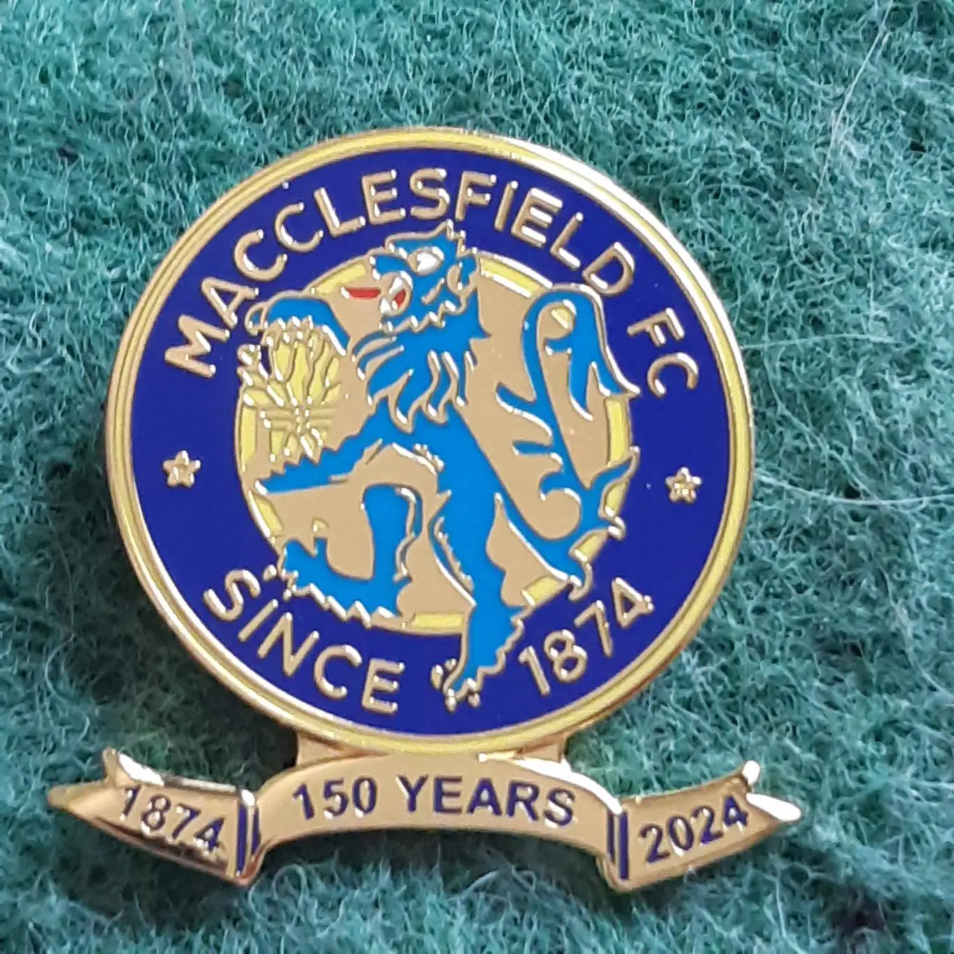 Футбол.клуб.ФК. МАКЛСФІЛД 150 років АНГЛІЯ. ЕМАЛЬ.