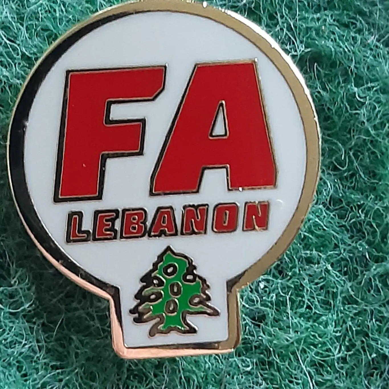 Футбол.федерація ассоціація. ЛІВАН. ЕМАЛЬ.