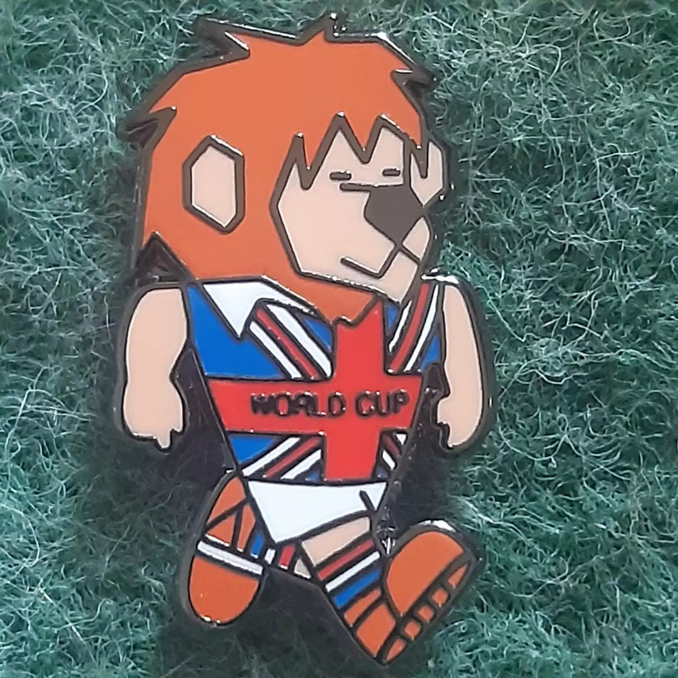 Футбол.Чемпіонат світу.ФІФА.АНГЛІЯ 1966.талісман маскот .ЕМАЛЬ