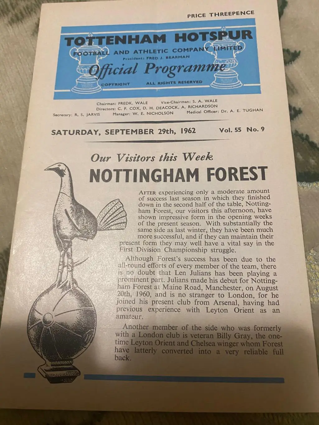Тоттенхэм - ноттингем форрест 1962-1963
