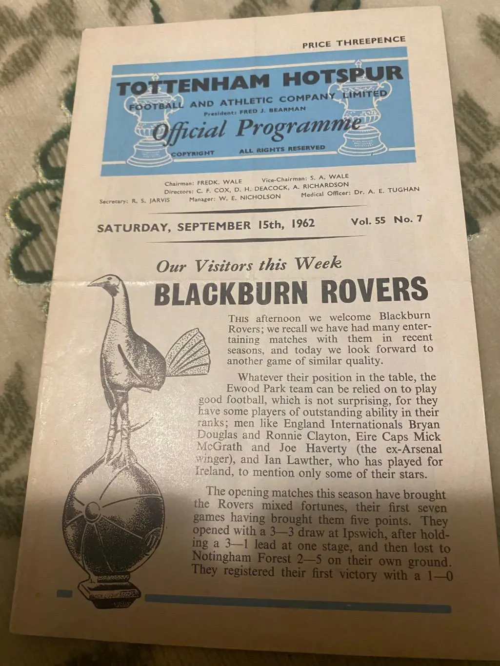 Тоттенхэм - блекберн 1962-1963