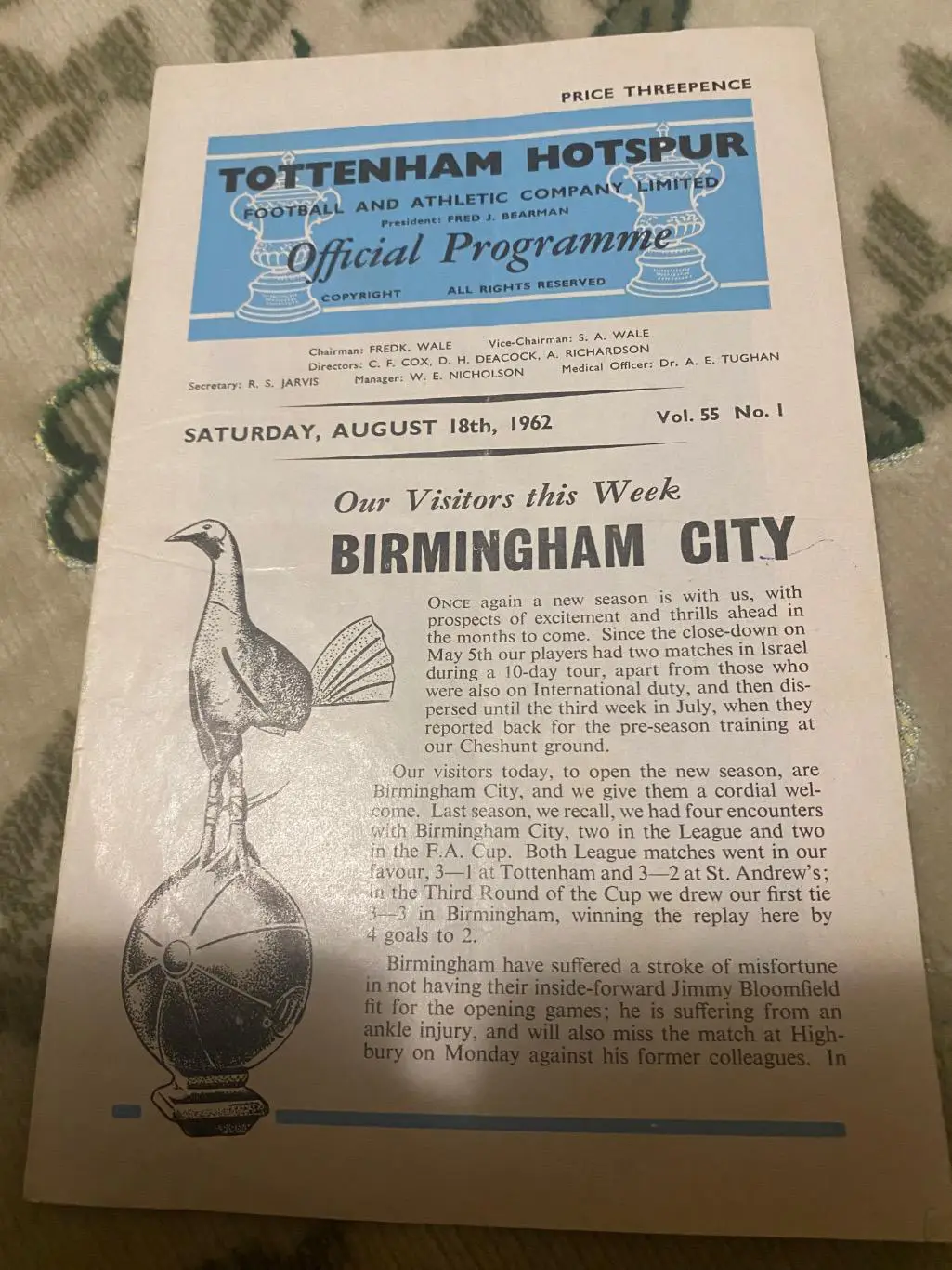 Тоттенхэм - бирмингем 1962-1963