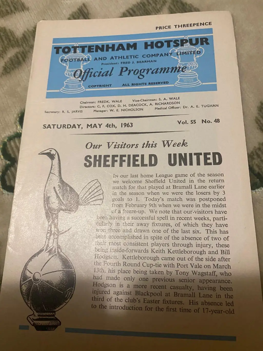 Тоттенхэм - Шеффилд 1962-1963