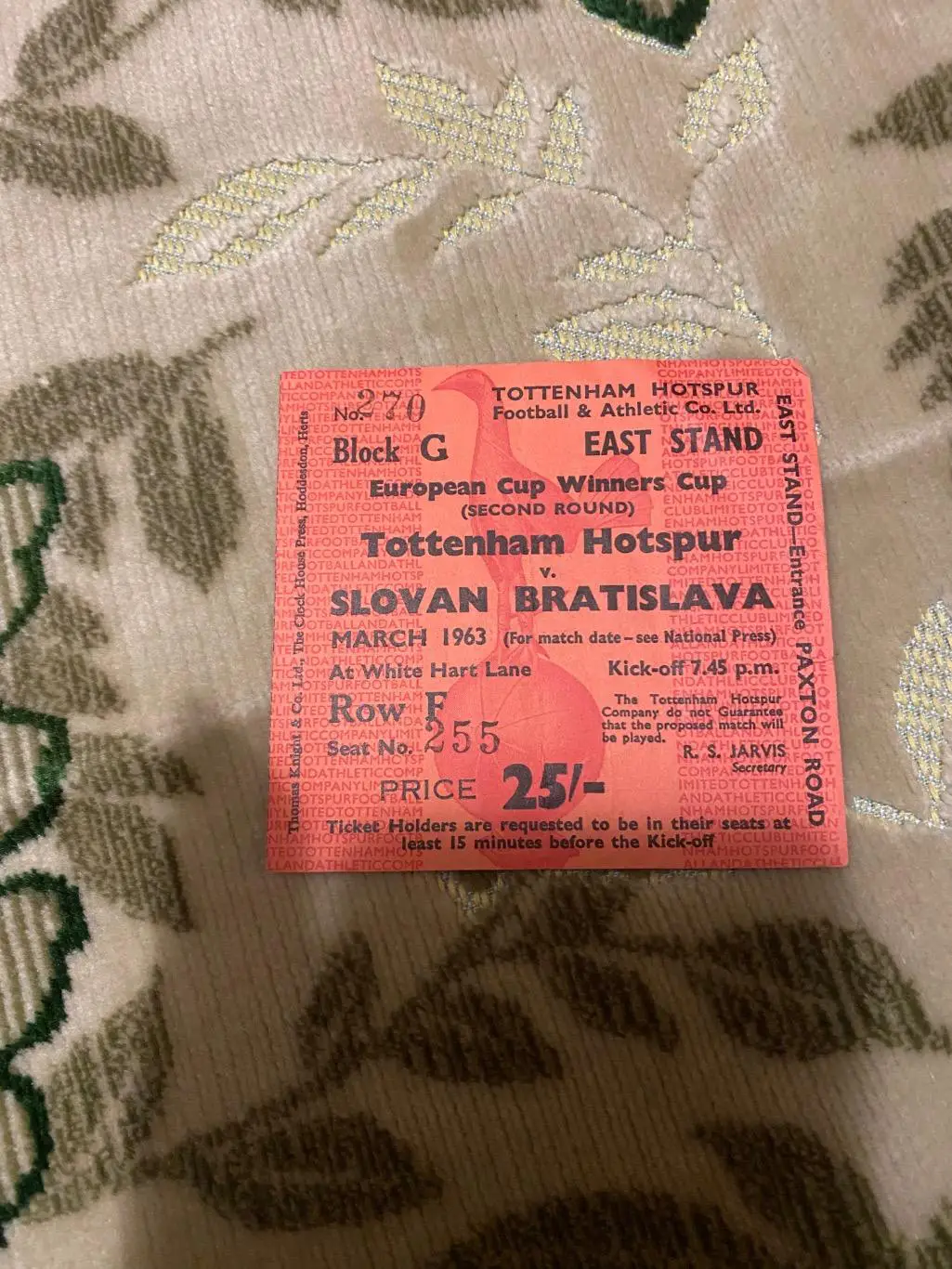 Тоттенхэм - слован 1963