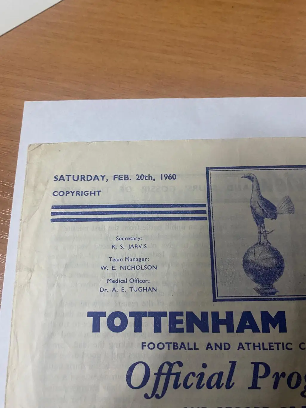 Тоттенхэм - блекберн . 1959-1960 1