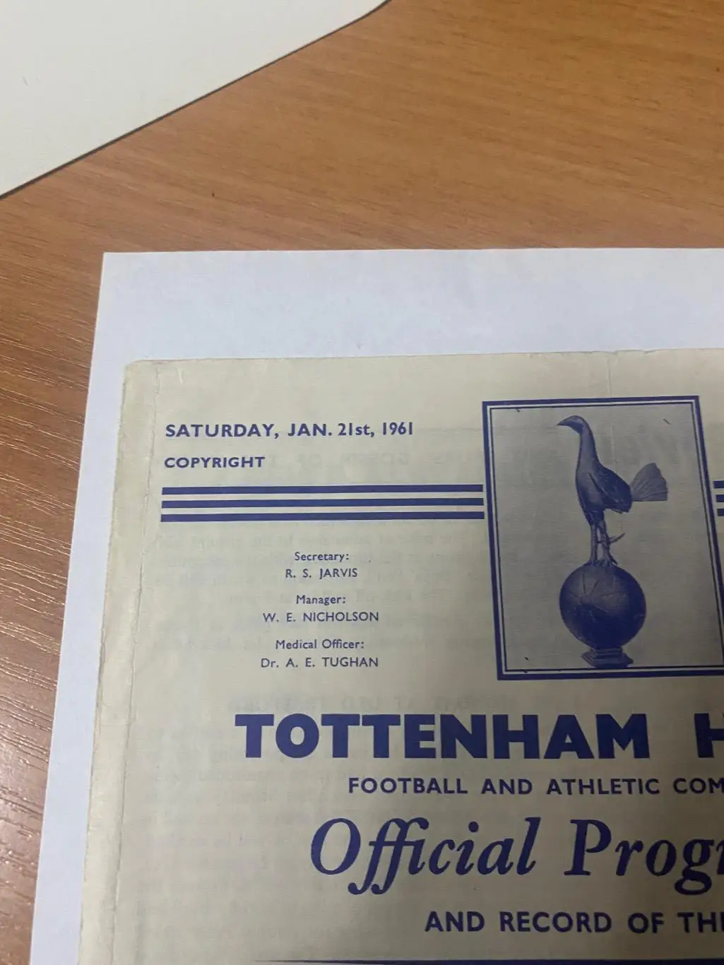 Тоттенхэм - арсенал. 1960-1961 1