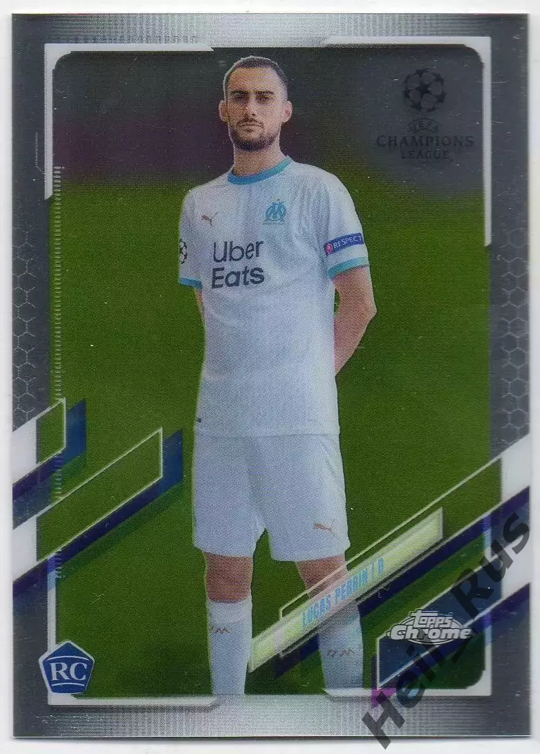 Карточка Люка Перрен (Олимпик Марсель, Гамбург, Страсбур) Лига Чемпионов 2020-21