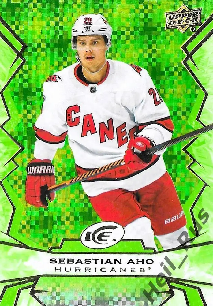 Хоккей Карточка Sebastian Aho/Себастьян Ахо Carolina Hurricanes/Каролина НХЛ-NHL
