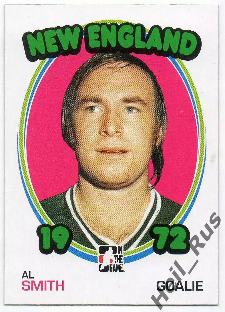 Хоккей Карточка Al Smith/Эл Смит New England Whalers/Нью-Инглэнд WHA/ВХА NHL/НХЛ