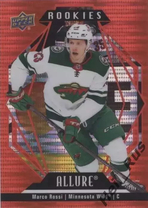 Хоккей; Карточка Marco Rossi/Марко Росси Minnesota Wild/Миннесота Уайлд НХЛ/NHL