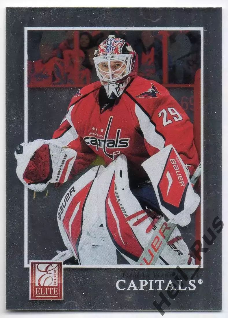Карточка T. Vokoun/Томаш Вокоун (Washington Capitals/Вашингтон Кэпиталз) НХЛ/NHL