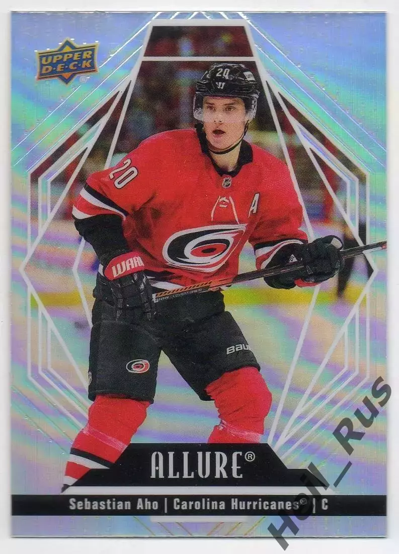 Хоккей Карточка Sebastian Aho/Себастьян Ахо Carolina Hurricanes-Каролина НХЛ NHL