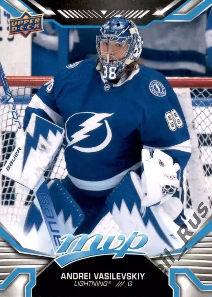 Карточка Андрей Василевский (Тампа-Бэй Лайтнинг, Салават Юлаев Уфа) NHL/НХЛ/КХЛ
