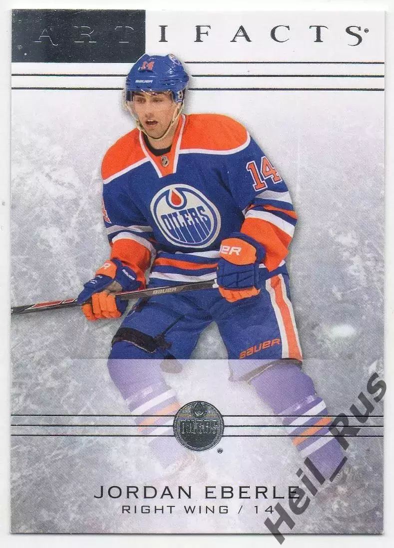 Карточка Jordan Eberle/Джордан Эберле (Edmonton Oilers/Эдмонтон Ойлерз) НХЛ/NHL