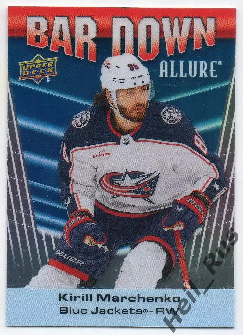 Карточка Кирилл Марченко (Columbus Blue Jackets/Коламбус, Югра, СКА) НХЛ/NHL/КХЛ