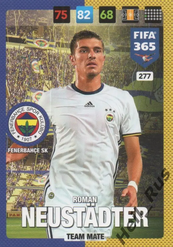 Карточка Роман Нойштедтер (Фенербахче, Динамо Москва, Шальке 04) Panini 2016-17