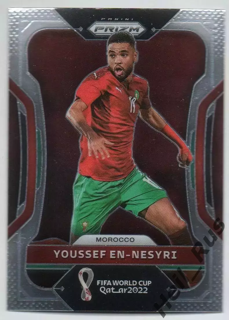 Футбол. Карточка Юссеф Эн-Несири Марокко, Севилья/Фенербахче Чемпионат Мира 2022