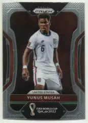 Футбол Карточка Юнус Муса (USA/США, Аталанта/Милан/Валенсия) Чемпионат Мира 2022