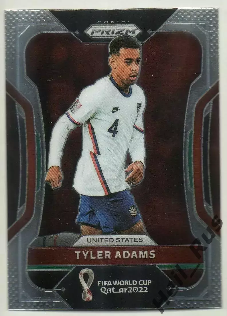 Карточка Тайлер Адамс (USA/США, РБ Лейпциг, Лидс, Борнмут) Чемпионат Мира 2022
