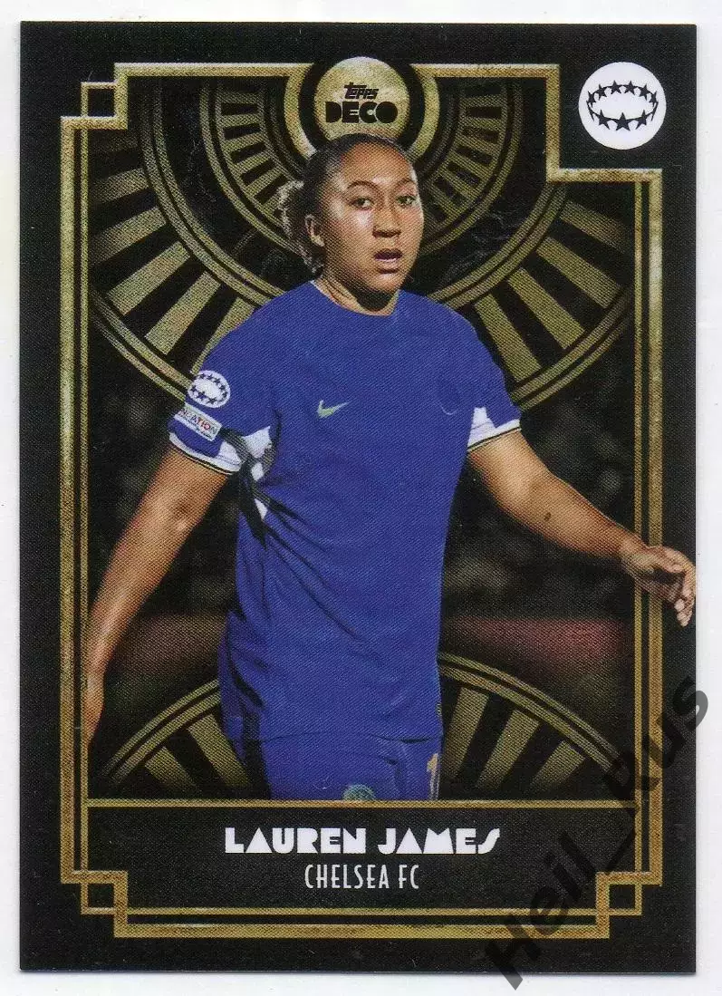Футбол. Карточка Lauren James/Лорен Джеймс (Челси) Лига Чемпионов 2023-24 TOPPS